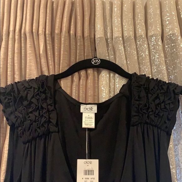 Cache black V neck summer dress - Picture 2 of 6